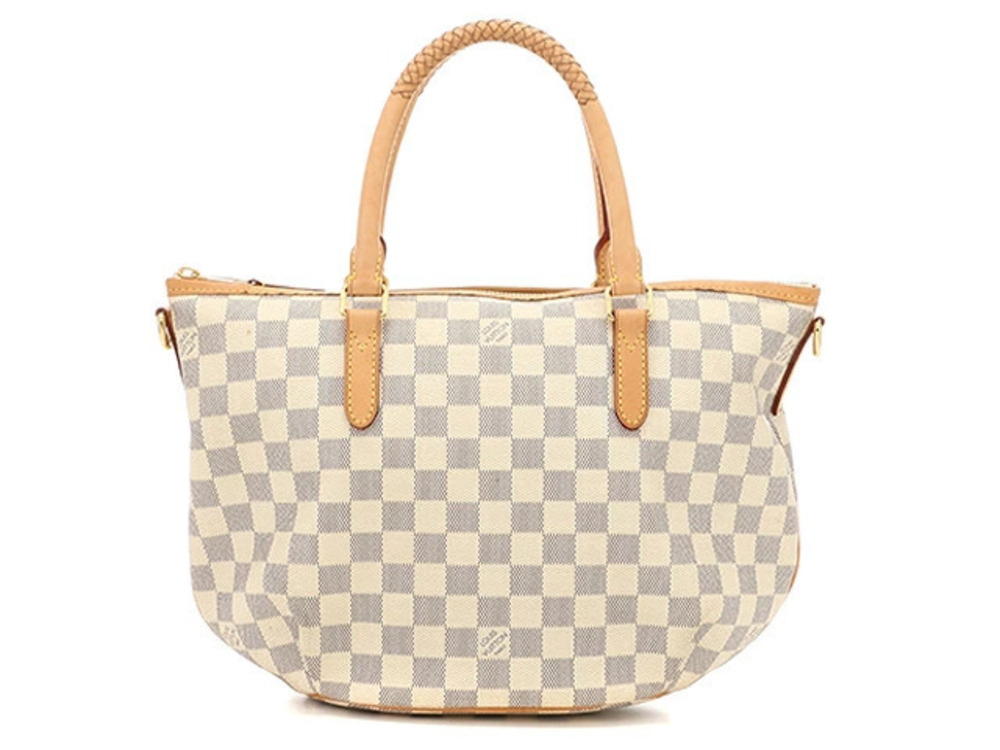 LOUIS VUITTON Shoulder Bag Riviera Damier Azur White